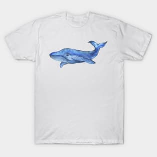 watercolor whale T-Shirt